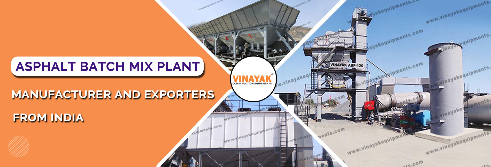 Asphalt Batch Mix Plant manufacturer and exporters from india, batch mix plant
