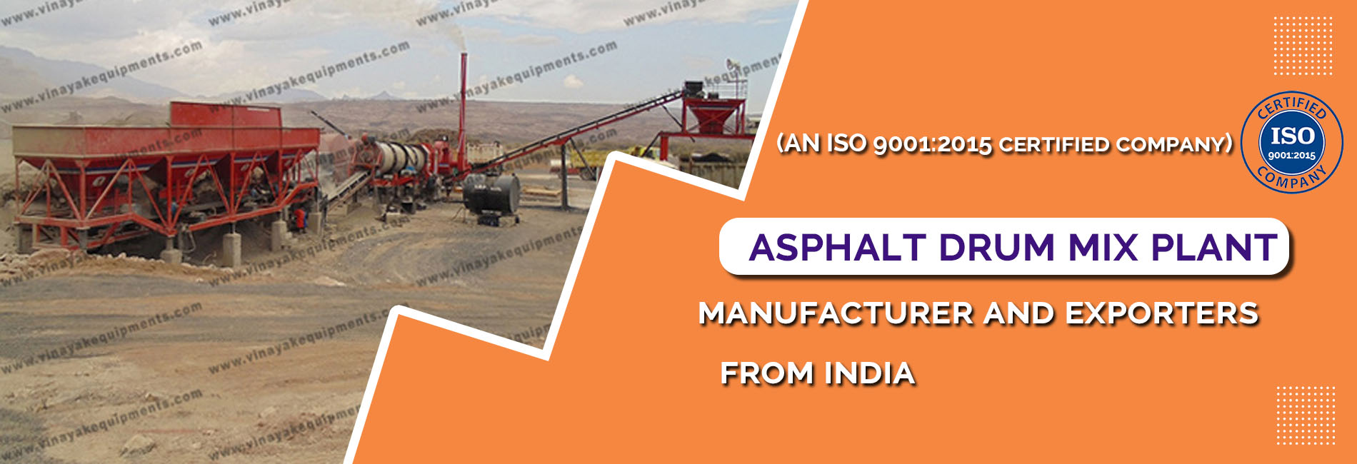 Asphalt Drum Mix Plant manufacturer and exporters from india, asfalto planta de mezcla por lotes